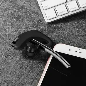 Гарнітура Hoco E15 Rede business Bluetooth (Чорний), фото 4