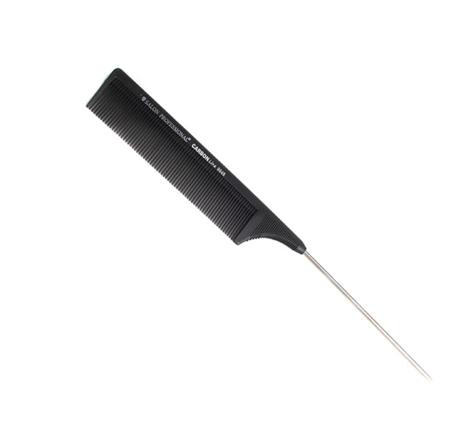 Гребінець-шпикуль із металевим хвостиком Salon Professional Carbon Line 0048