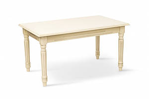 Стіл журнальний Готик (слонова кістка/золота патина)