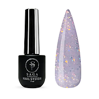 SAGA Royal Base №03 молочно-рожевий з пластівцями, 9 мл
