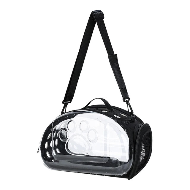 Сумка переноска для котів та собак 34x20x20 см (S) CosmoPet CP-21 Black