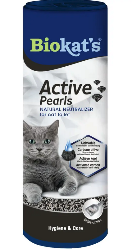 Biokat's Active Pearls дезодорант для котячого туалету 700 мл (з активованим вугіллям)