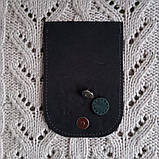 Клапан для міні сумочки 12*18. "Конюшинка". Колір "Смарагдовий", фото 2