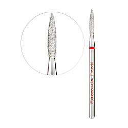 Фреза алмазна Formula Profi Полум'я Гостре XL Ø 2.1 мм, червона насічка 104.243.514.021 XL