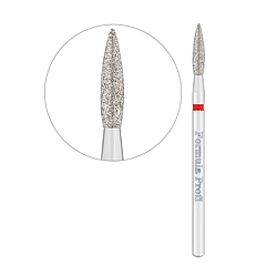 Фреза алмазна Formula Profi Полум'я Гостре Ø 2.5 мм, червона насічка 104.243.514.025