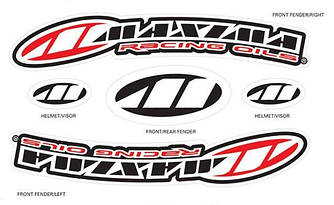 Наліпка Maxima Factory MX Fender Decal (Red)
