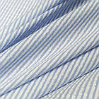 Відріз 0,9м (дефект) поплін жатка дрібна смужка 2,5*2,5мм світло-блакитна