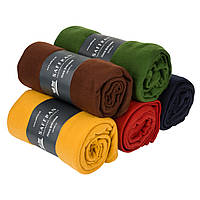 Плед флісовий Saffran розмір 130х160 темно-коричневий- ніжний та практичний плед із флісу