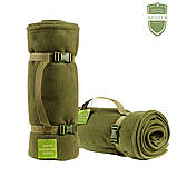 Флісова ковдра Nester Olive Case 150*200 плед олива + чохол, плед для військових, фото 7