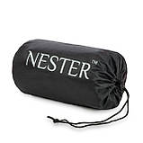 Флісовий дорожній плед Nester Travel 150*180 хакі - ковдра з чохлом для кемпінгу та туризму, фото 5