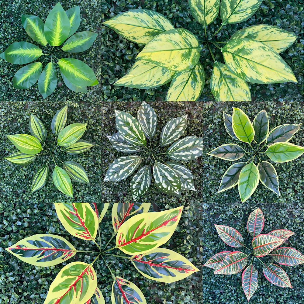 Куст дифенбахія штучна 35 см сілікон, фото 1