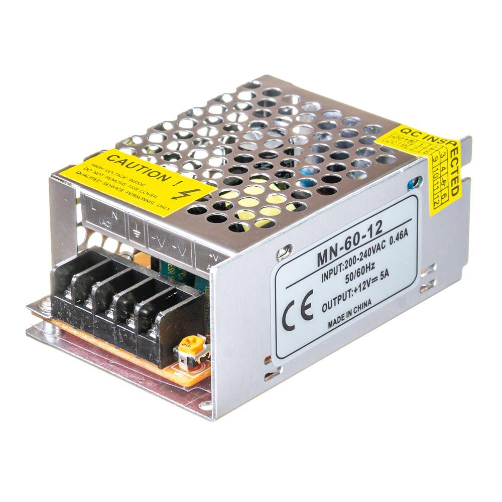 Блок живлення 12В MN-5А 60W IP20