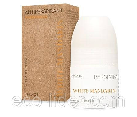 Антиперспірант Persimmon захист від поту та неприємного запаху, White Mandarin 50 мл
