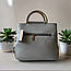 Сумка жіноча Betty Pretty з екошкіри сіра 920LGRY, фото 4