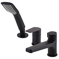 Змішувач для ванни TOPAZ CAPRI TCA-15111-H43-BL латунь чорний