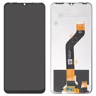 Дисплей для Tecno Spark 8C, чорний, без рамки
