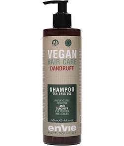 Шампунь лікувальний проти лупи Envie Vegan Dandruff Shampoo Tea Tree Oil 500 мл