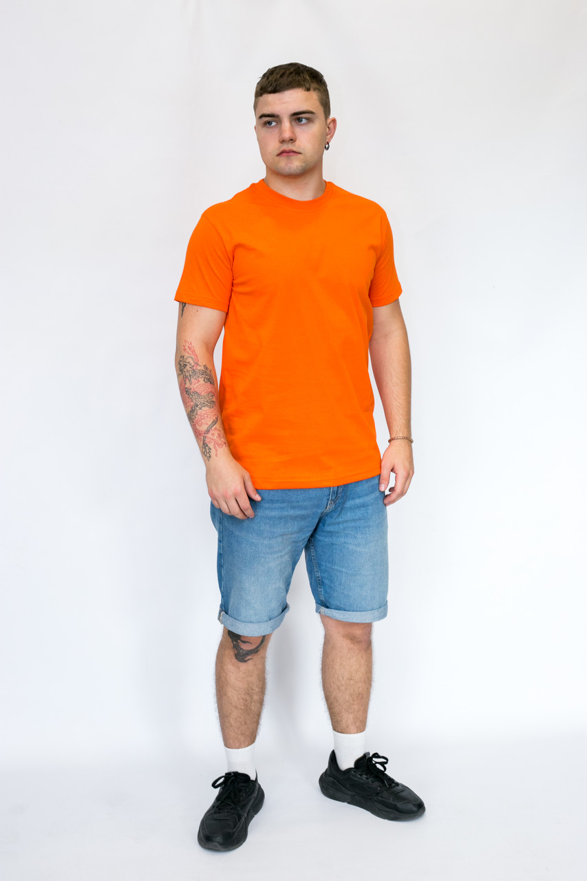 Помаранчеві Футболки розміри 42,44,46,48,54,56,58,60, фото 1