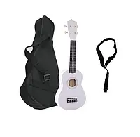 Набір Укулеле сопрано (white) + чохол + ремінь