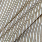 Відріз 0.63м льон принт смужка 2мм*5мм пісочний