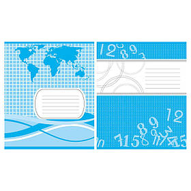 Зошит 18 арк клітинка дв-кол обкладинка офсет