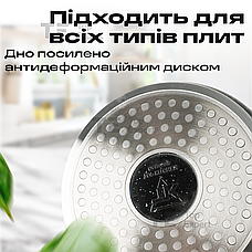 Набір посуду кастрюлі з мармуровим покриттям Top Kitchen TK00076 для індукції для кухні каструлі з товстим дном для кухні, фото 6