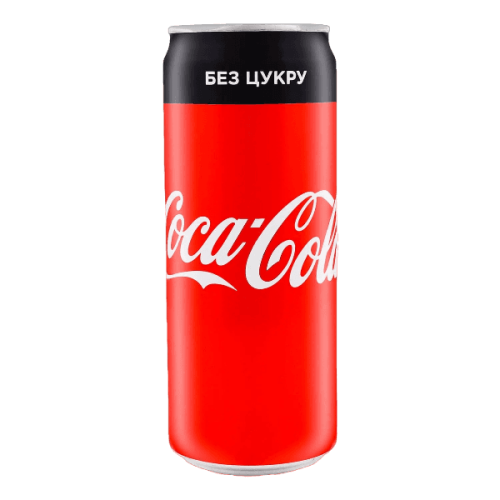Напій Coca-Cola Zero 0,33 ж/б