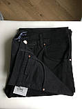 Джинси чоловічі Lexus jeans Lexnew чорні класичні прямі модні великі, фото 4