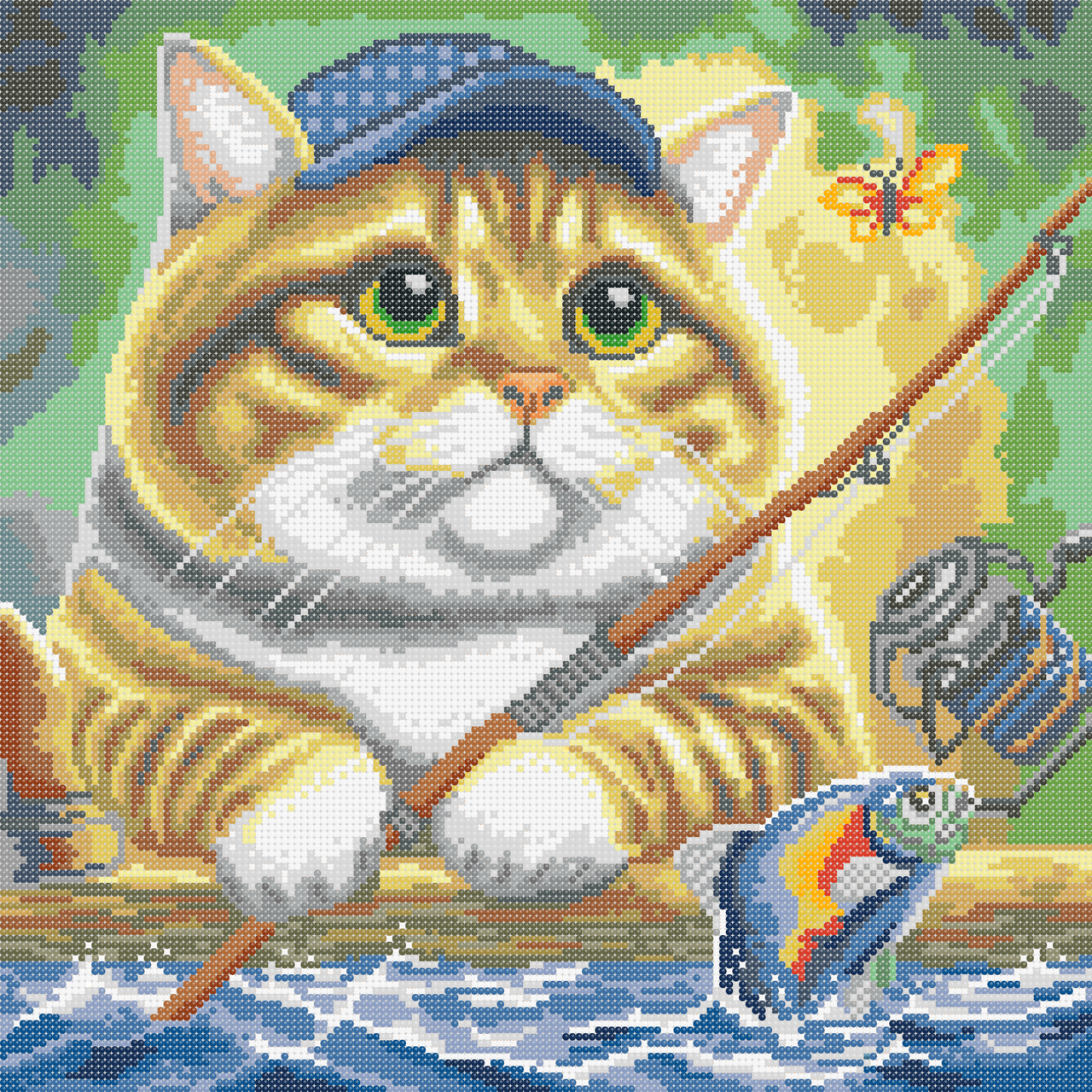 Схема для вишивки бісером ,, Буде Рибка на Вечерю,, Сб-3-67, фото 1