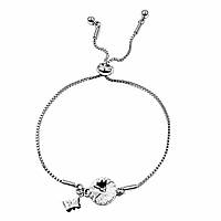 Браслет родіум Swarovski "Ніжність" (924129.2)