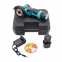 Акумуляторна міні болгарка 75 мм Турбінка електрична кутова шліфувальна машина на акумуляторі УШМ