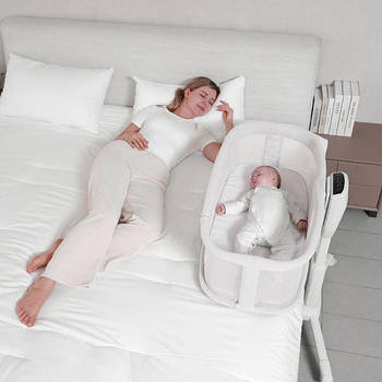 Ліжко для новонароджених 3в1 (музика, USB, таймер, москітна сітка) Mastela 3328