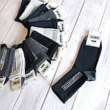 Чоловічі шкарпетки ALBAcotton1996 тенісні з написом 39-42р/12 пар 39-42, фото 3