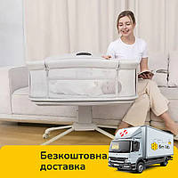 Ліжко для новонароджених 3в1 (музика, USB, таймер, москітна сітка) Mastela 3328