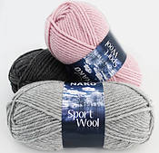 Nako sport wool (25% вовна,75% акрил /120 м / напіввовна / осінь-зима)