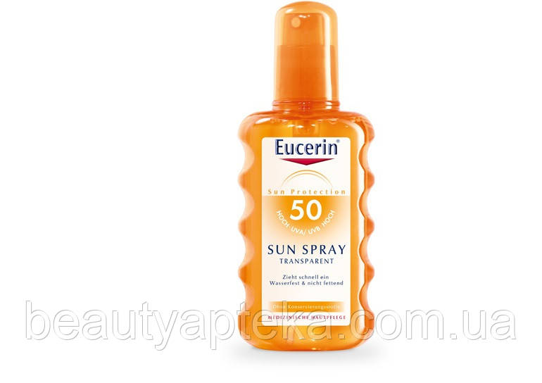 Eucerin Сонцезахисний спрей для тіла SPF50+, 200 мл - фото 1 - id-p421741462