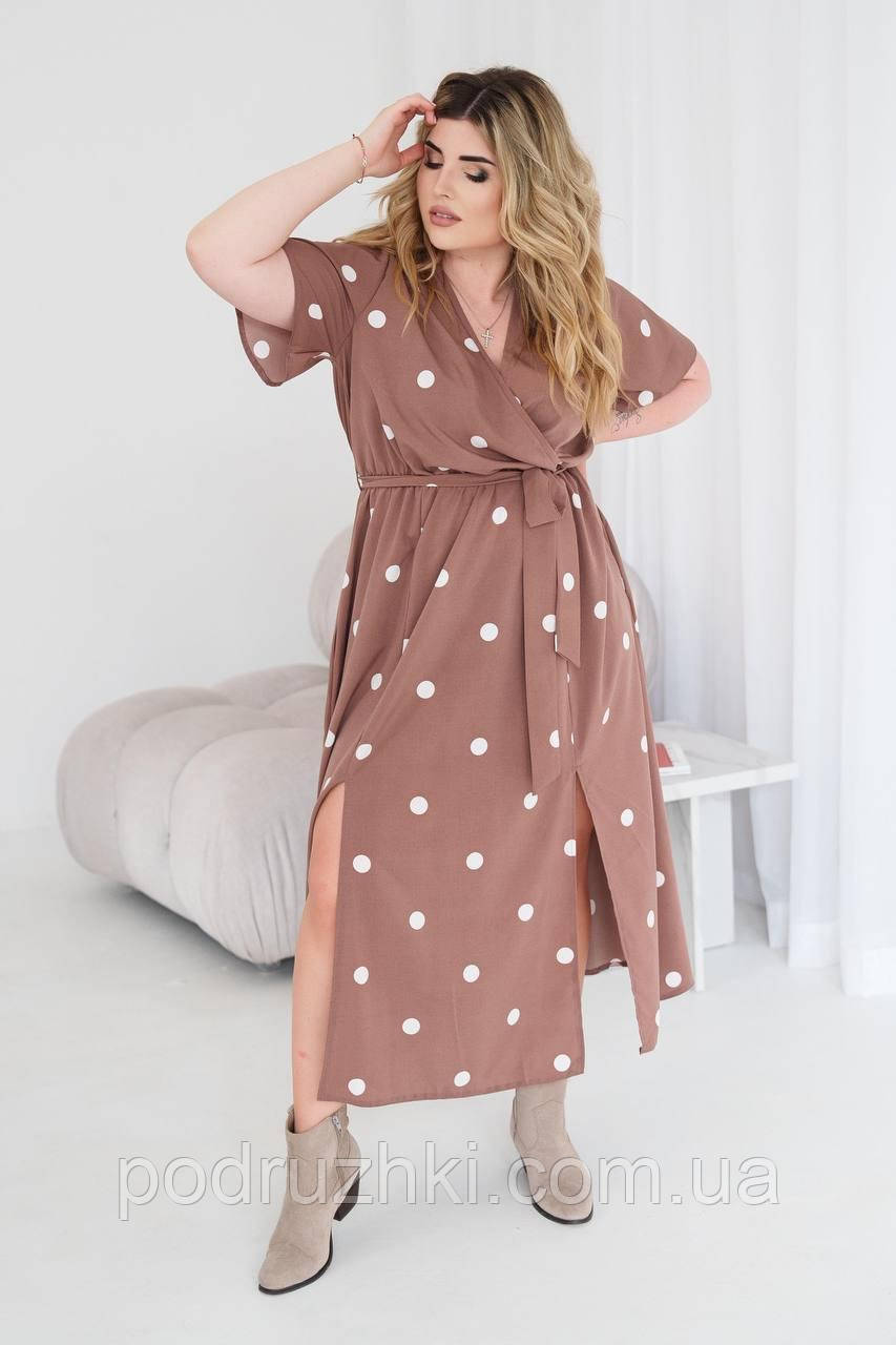 Жіноче повсякденне літнє плаття Тканина софт Розміри 48-50, 52-54, 56-58, 60-62, фото 1