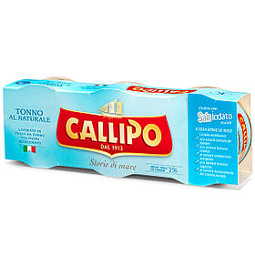 Тунець Callipo у власному соку 3*80г