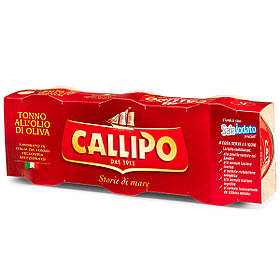Тунець Callipo в оливковій олії 3*80г