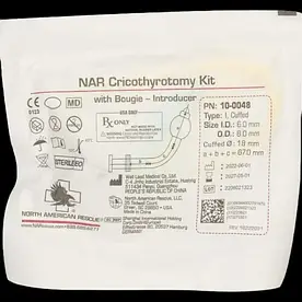 Набір для крікотиреотомії NAR