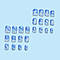 Накладні нігті 24 шт.+ клейові стики для нігтів, типси овал для манікюру, фото 4