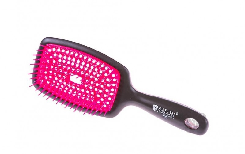 Щітка масажна силіконова Salon Professional 8H59 (колір в асортименті)