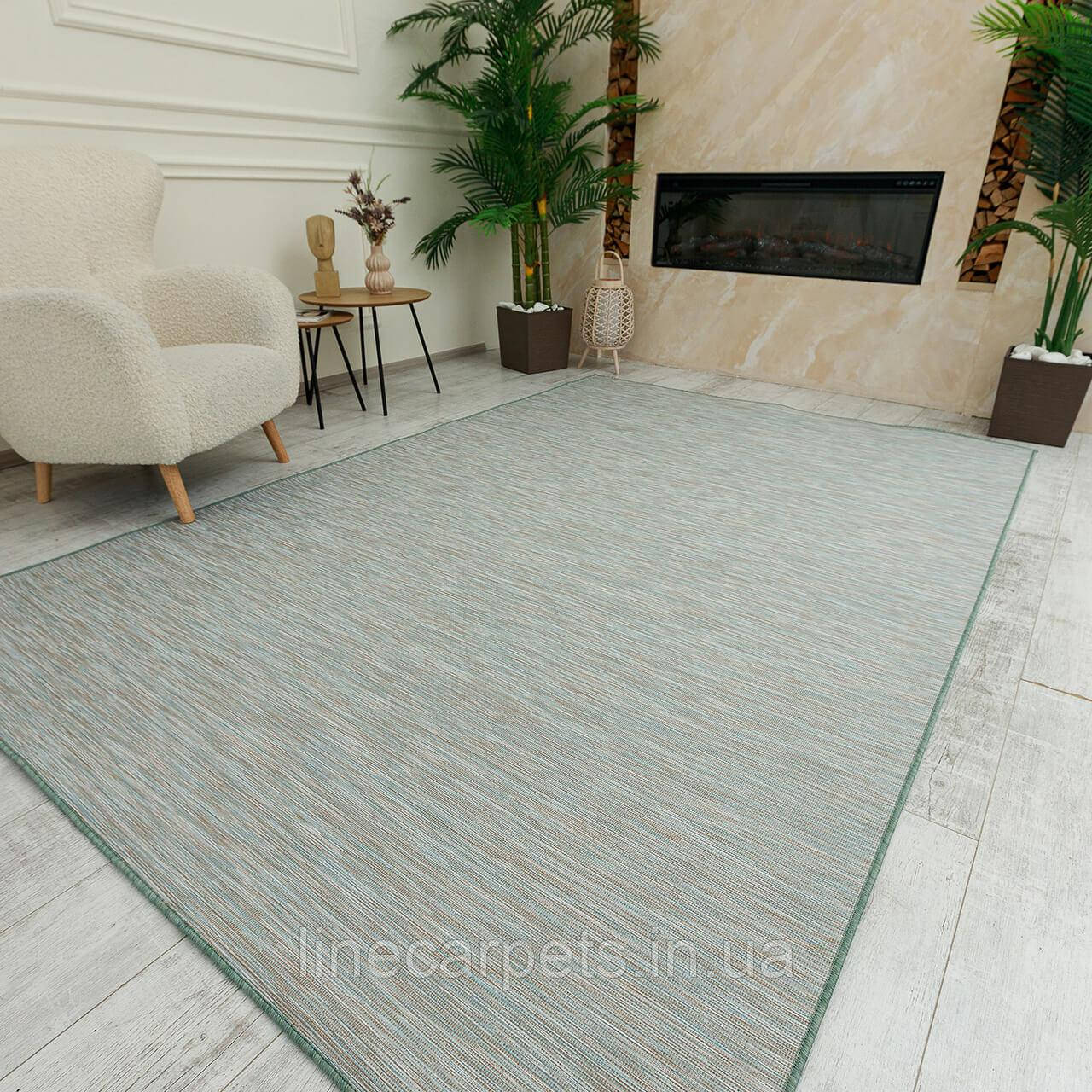 Сучасний безворсовий килим MULTI  2144   lemon grass