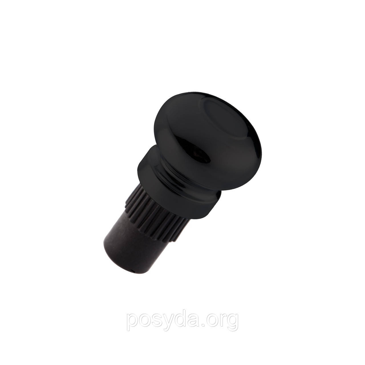 Заглушка рейлінгу Lemax традиція, матовий чорний (RAT-15 BL), фото 1