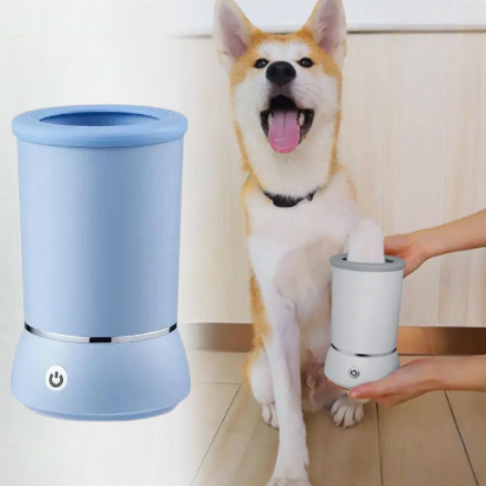 Автоматична лапомийка для собак Pet Foot Wash стакан для чищення лап від бруду з юсб USB, фото 1