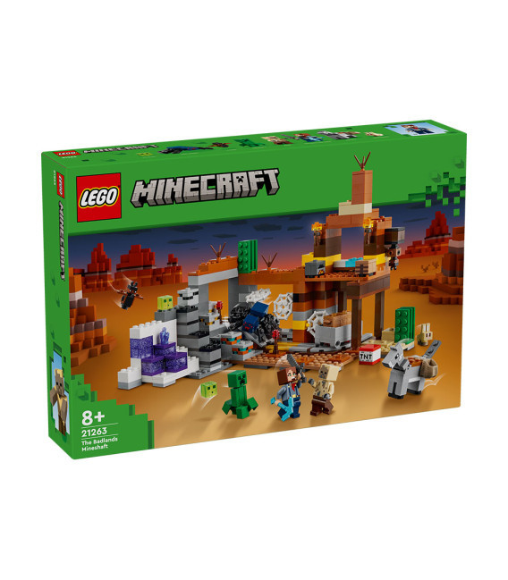 Lego Minecraft Занедбана шахта в безплідних землях 21263, фото 1