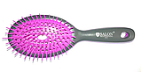 Щітка масажна силіконова Salon Professional 8H061 (квіта в асортименті), фото 3