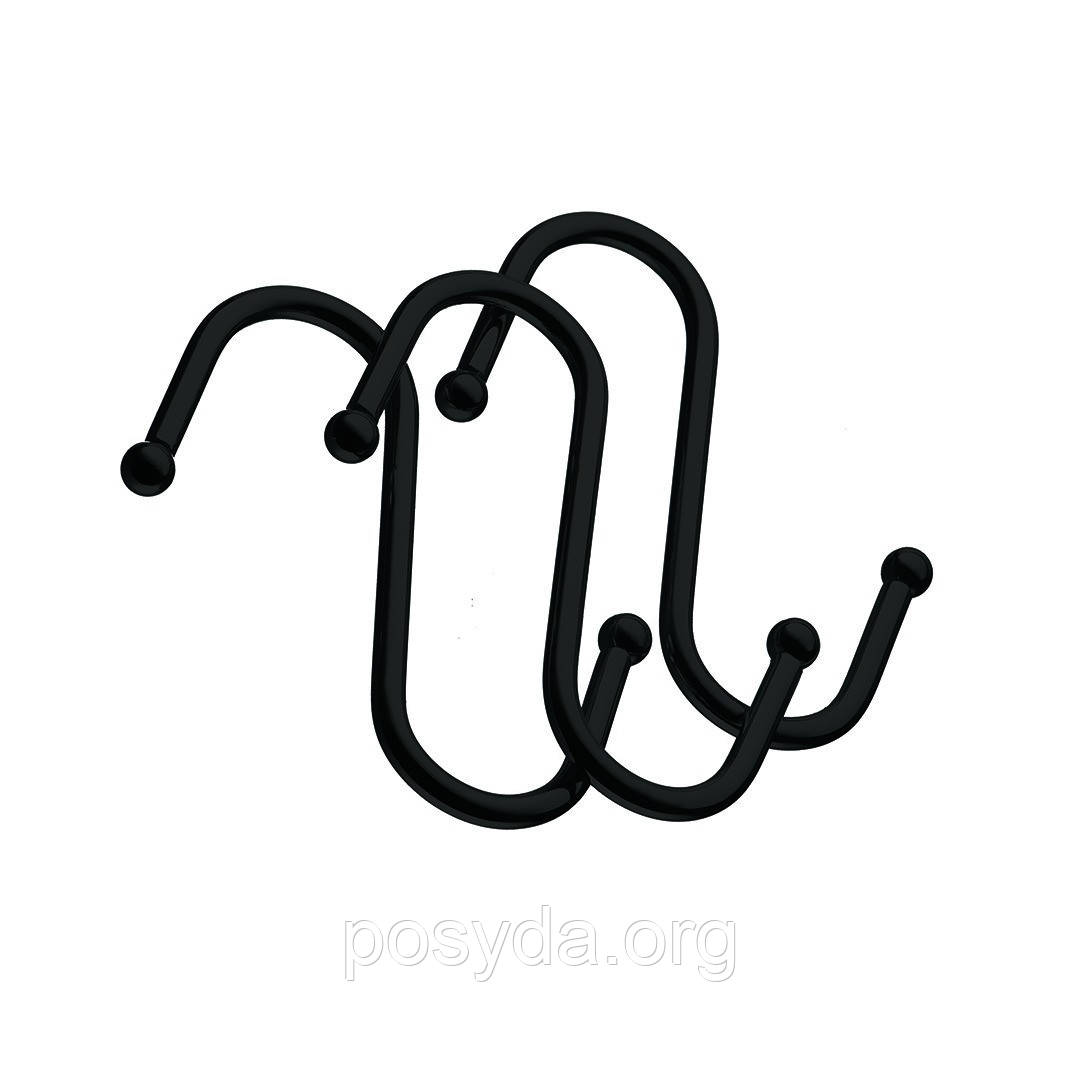 Набір гачок великий Lemax 3 шт, чорний матовий (LE 311 В BL), фото 1