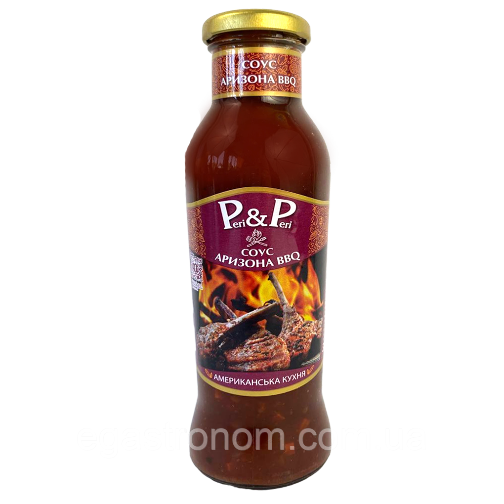 Соус арізона ПеріПері PeriPeri bbq 320g 6шт/ящ (Код: 00-00016539)