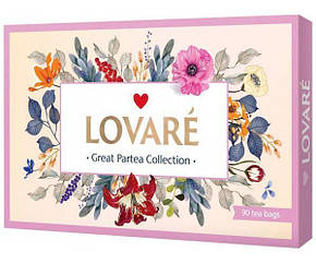 Колекція пакетованого чаю Lovare Great Partea Collection 18 видів по 5 шт 153 гр (Ловаре)